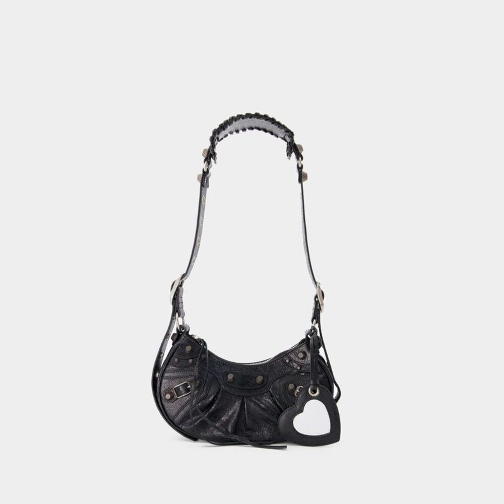 Cagole Shoulder Xs Bag - Balenciaga -  Black - Leather - Picture 5 of 8